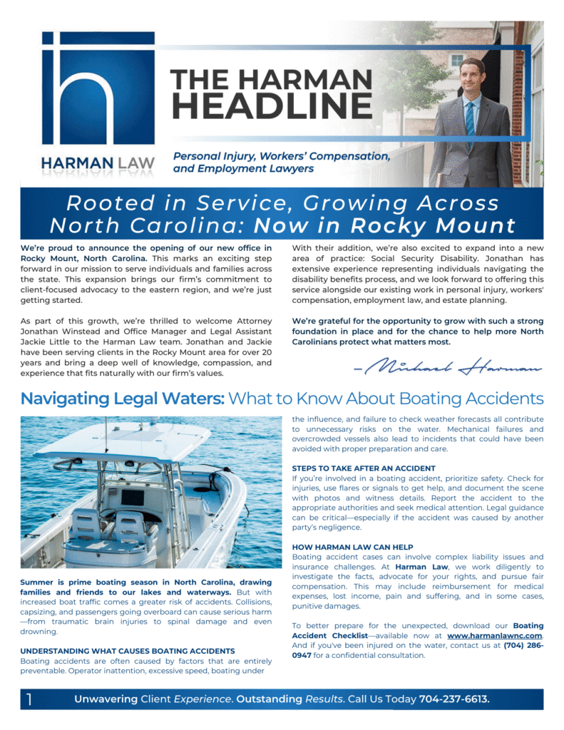 Harman Law Print Newsletter - Q3 2025